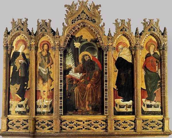 De Lazara Altarpiece 1449-52 Oil Painting by Francesco Squarcione