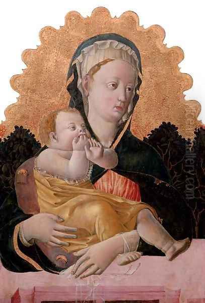 The Madonna and Child Oil Painting by Francesco Squarcione