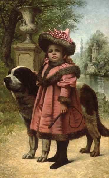 Man's Best Friend Oil Painting by Joseph Stevens