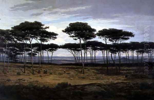 The Pines of Pledeliac Oil Painting by Alexandre Sege