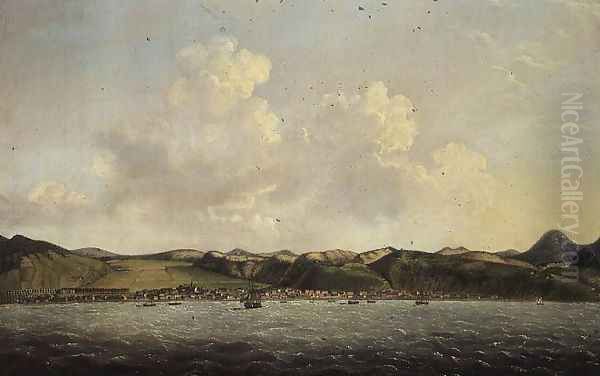 St. Annes Bay, Martinique Oil Painting by Francis Swaine