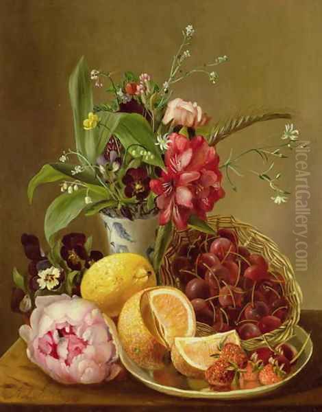 Still Life Oil Painting by Albertus Steenberghen