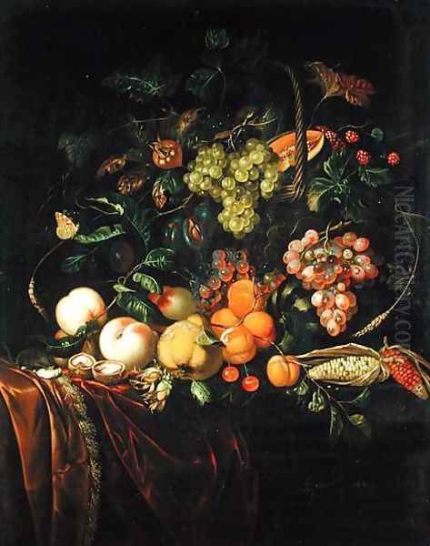 Fruit Still Life 2 Oil Painting by Ernst Stuven