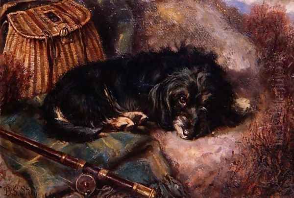 On Guard, 1880 Oil Painting by David George Steell