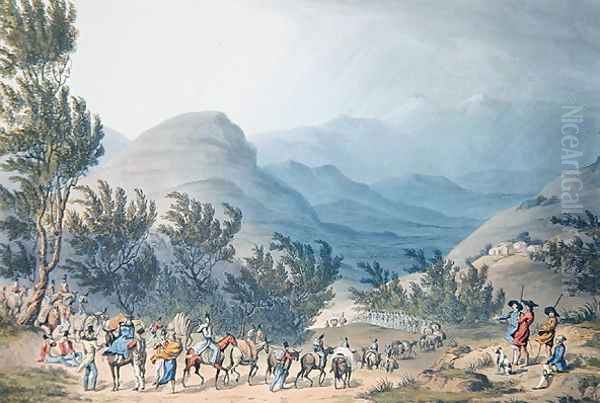 Serra de Estrella or De Neve, engraved by C. Turner, 16th May 1811 Oil Painting by Thomas Staunton St. Clair