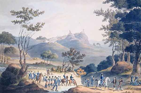 Pena Macor, engraved by C. Turner, 18th March 1811 Oil Painting by Thomas Staunton St. Clair