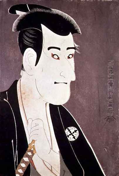 The Actor Ichikawa Komazo II, 1794 Oil Painting by Toshusai Sharaku