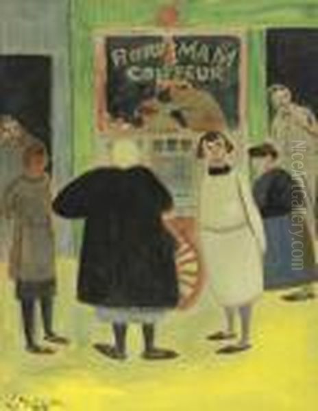 Borremam Coiffeur Oil Painting by Leon Spilliaert