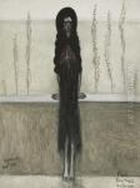 Pose, Solitude Oil Painting by Leon Spilliaert