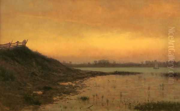 Long Island Oil Painting by James Augustus Suydam