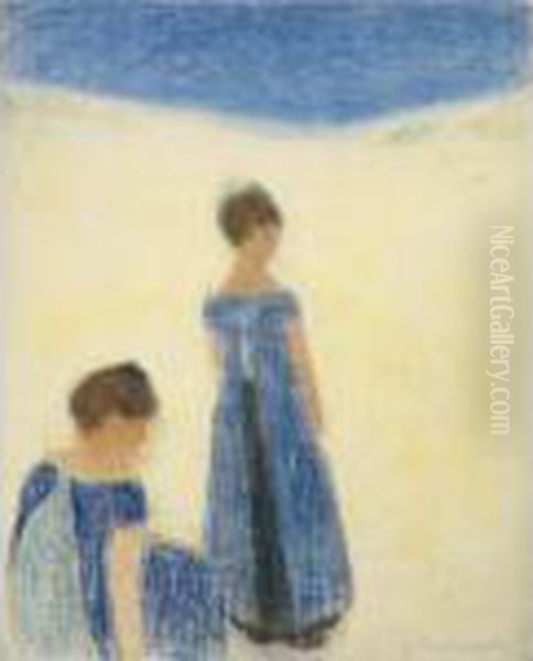 Femmes Dans Les Dunes Oil Painting by Leon Spilliaert