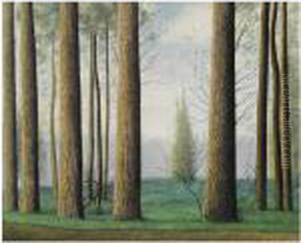 Bomen Oil Painting by Leon Spilliaert