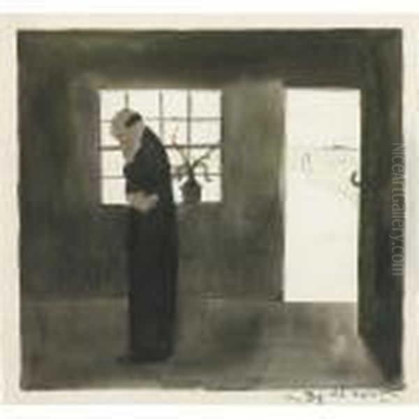 Collection Guy Et Chantal Heytens
 

 
 
 

 
 La Meditation Oil Painting by Leon Spilliaert