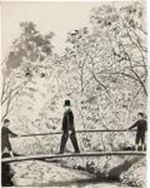 Collection Chantal Et Guy Heytens
 

 
 
 

 
 Personnages Sur Un Pont Oil Painting by Leon Spilliaert