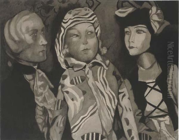 Dolls Oil Painting by Leon Spilliaert