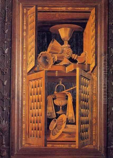 Liturgical objects Oil Painting by Verona Stefano Di Giovanni Da