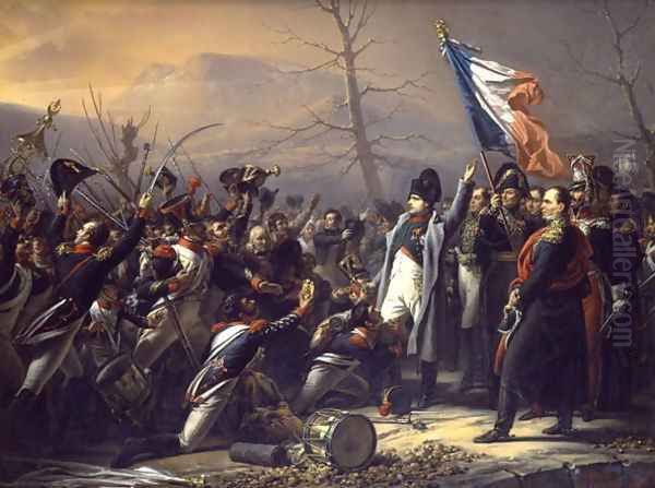 Napoleon returning from Elba Oil Painting by Vasily Ivanovich (Wilhelm) Sternberg