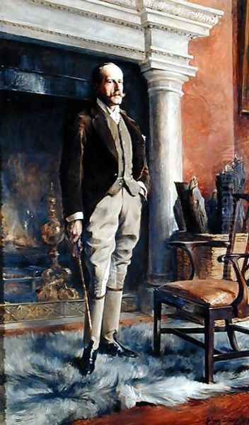 Portrait of George William Henry Venables, 7th Lord Vernon 1854-98, 1891 Oil Painting by Julian Russell Story