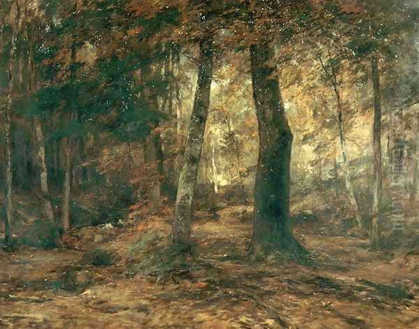 Early Autumn, Keene Valley Oil Painting by Roswell Morse Shurtleff