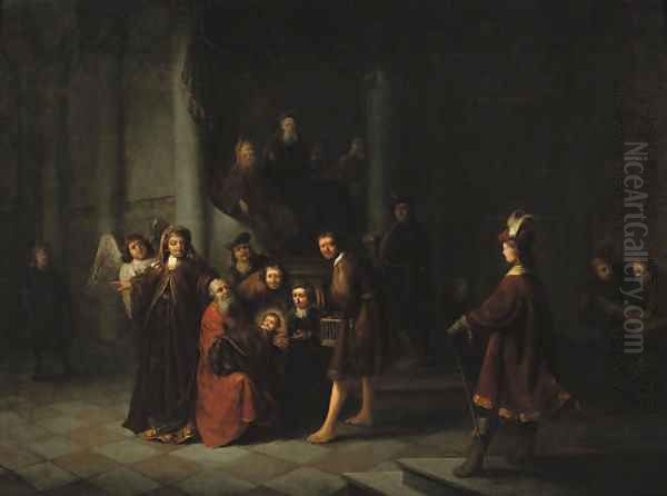 The Presentation at the Temple Oil Painting by Jacob van Spreeuwen