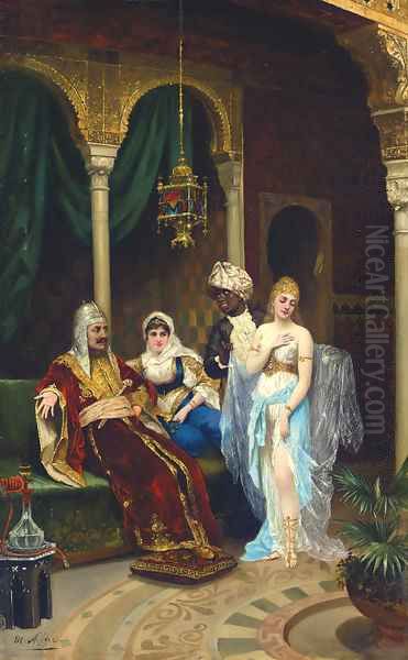 The Rhamazan Bride Oil Painting by Moritz Stifter