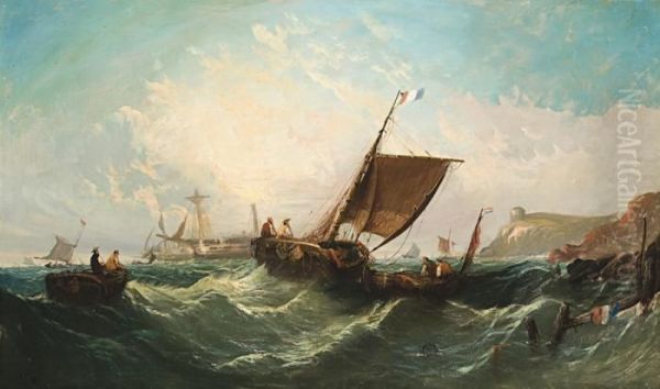 Shipwreck Oil Painting by William Clarkson Stanfield