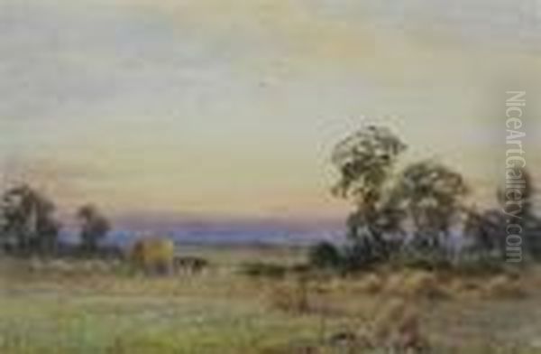 'a Scene On The Dunstable Road Oil Painting by Henry John Sylvester Stannard