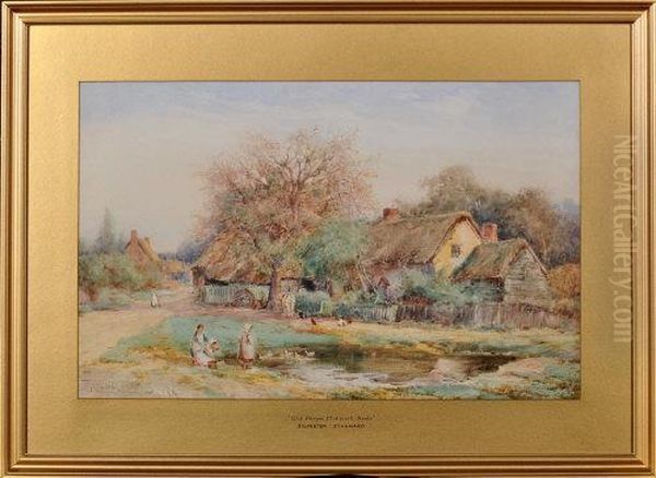 Old Forge, Flitwick, Bedfordshire Oil Painting by Henry John Sylvester Stannard