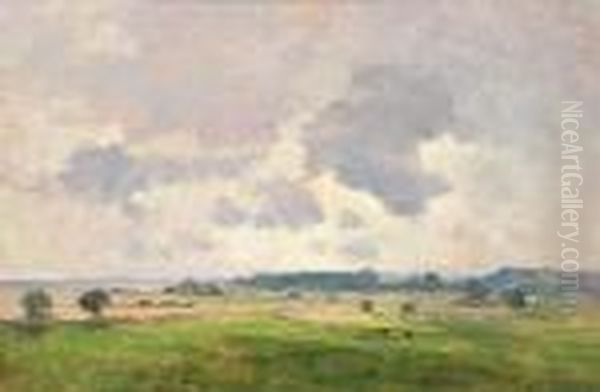 Extensive Rural Landscape by Henry John Sylvester Stannard