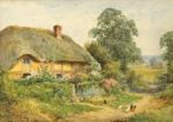 Harvest Time At Eastbury by Henry John Sylvester Stannard