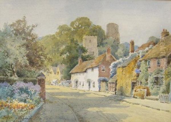 West Ham Sussex And Bramber Sussex Oil Painting by Henry John Sylvester Stannard