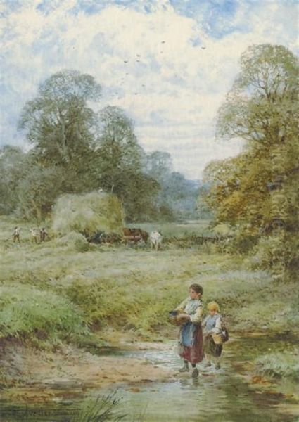 The Haymakers Oil Painting by Henry John Sylvester Stannard