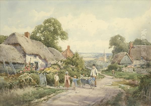 Windmills For Sale Oil Painting by Henry John Sylvester Stannard