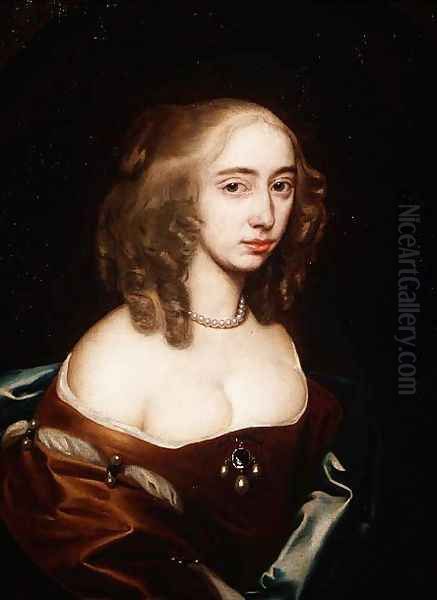 Portrait of Anne, Viscountess Bayning d.1678 c.1660 Oil Painting by Gerard Soest