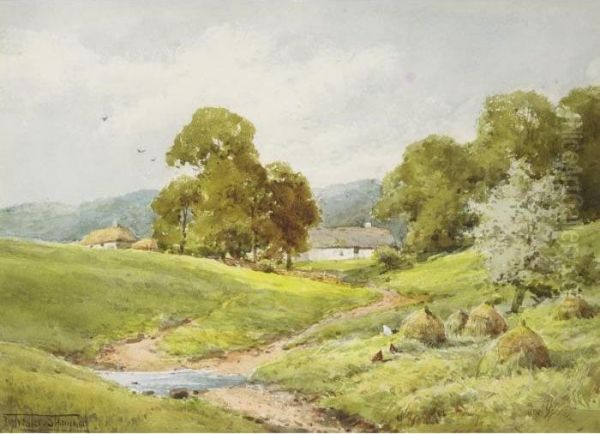 Near Dalmally, Argyllshire Oil Painting by Henry John Sylvester Stannard