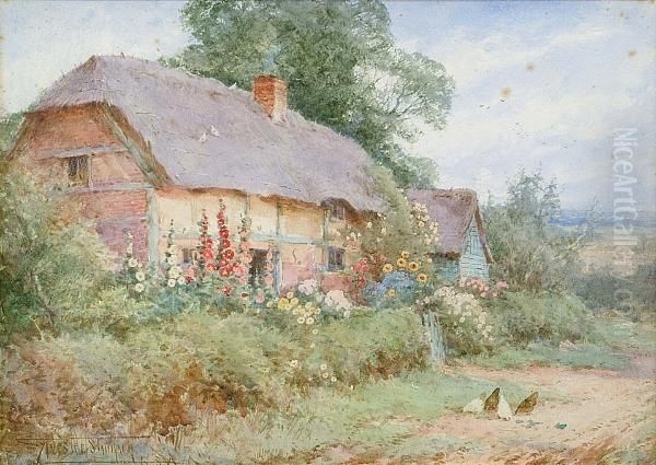 Near Sharnbrook, Bedfordshire by Henry John Sylvester Stannard