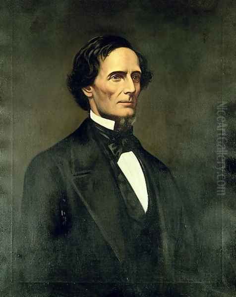 Jefferson Davis Oil Painting by Christian F. Schwerdt