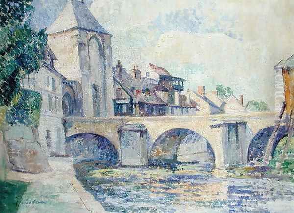 Moret-sur-Loing Oil Painting by Edgar Rowley Smart