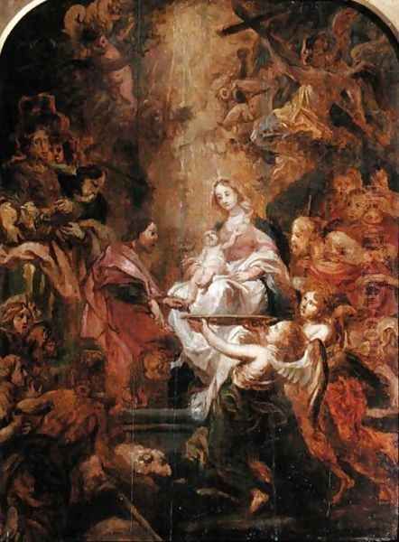 Circumcision of Christ Oil Painting by Cornelius I Schut