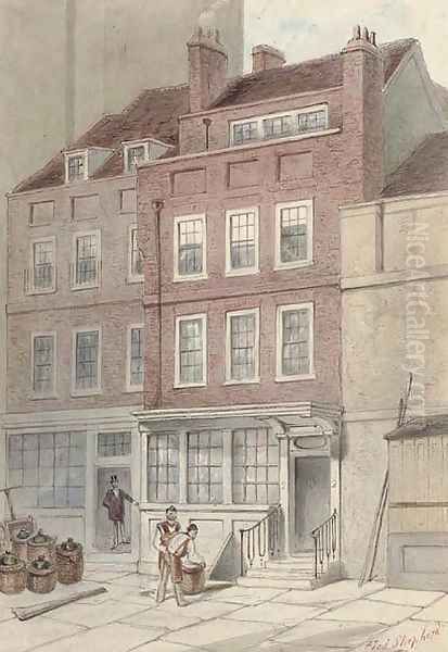 Pope's House, Plough Court, Lombard Street by Frederick Shepherd