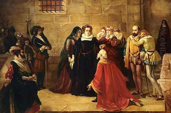 Before The Execution Oil Painting by Antoine Springael