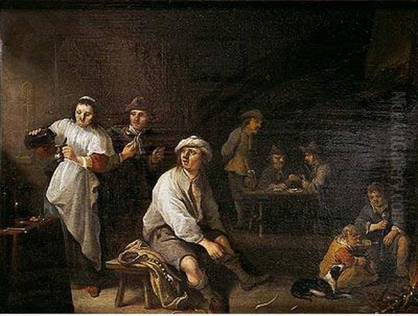 Escena De Taberna Oil Painting by Jan Steen