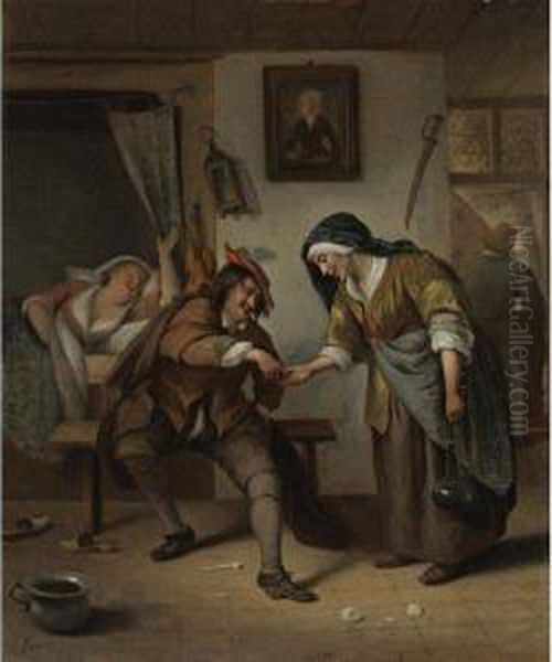 Jan Havicksz. Steen Oil Painting by Jan Steen