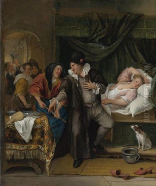 The Doctor's Visit Oil Painting by Jan Steen