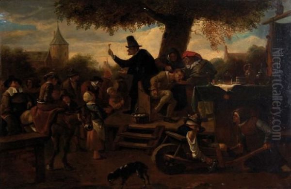 Il Cavadenti Oil Painting by Jan Steen