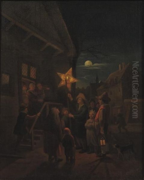 The Star Of The Kings Oil Painting by Jan Steen