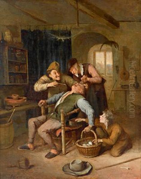 Dal Dentista Oil Painting by Jan Steen