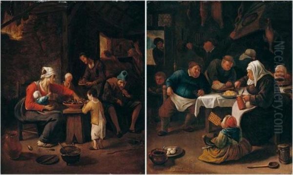 Js Oil Painting by Jan Steen