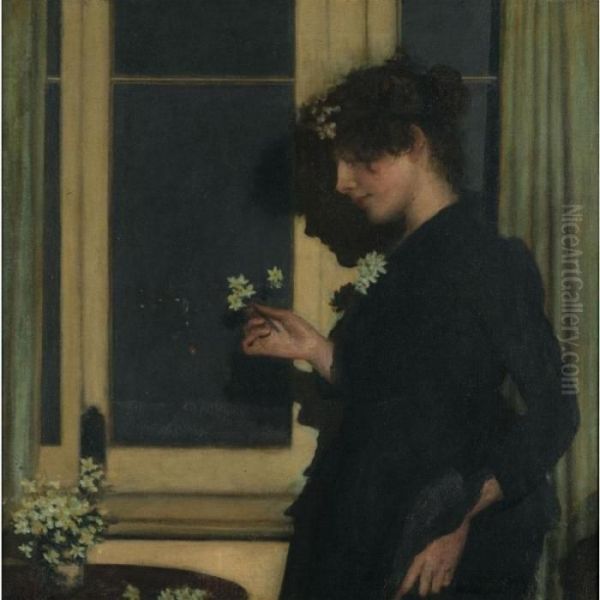 Jonquils Oil Painting by Philip Wilson Steer