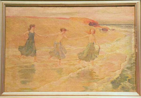 The Three Muses Oil Painting by Philip Wilson Steer